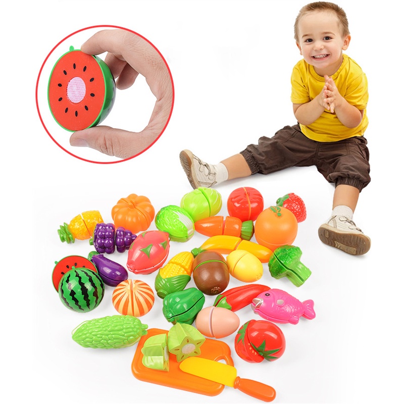 Kit Frutas de Brinquedo de Comidinha Infantil Velcro + Faca - Bambinno -  Brinquedos Educativos e Materiais Pedagógicos