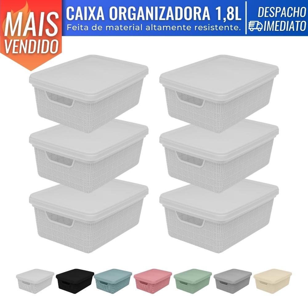 Cesta Organizadora Rattan P 19 x 13 x 6,5 cm