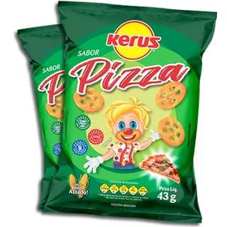 Salgadinho Kerus Pizza 43g C/10