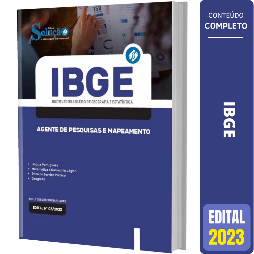 Apostila IBGE 2023 - Agente De Pesquisas E Mapeamento | Shopee Brasil