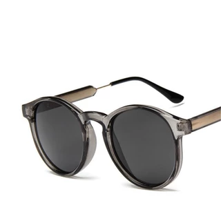 Óculos De Sol Redondos Com Estrutura Pequena retro Pés De metal Para Homens E Mulheres