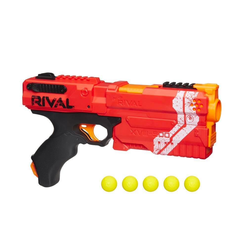 Lançador Nerf Rival Kronos XVIII-500 Vermelha - Hasbro | Shopee Brasil