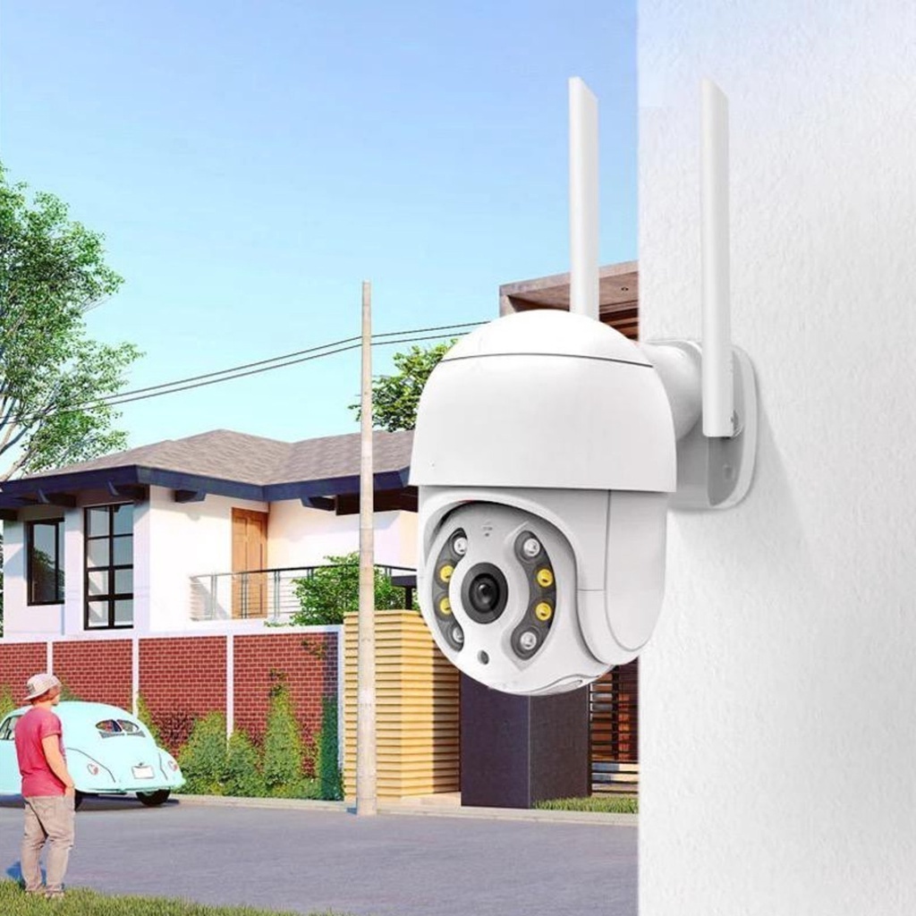 Câmera Segurança Wifi Smart IP Yoosee A8 Áudio Infravermelho Sem Fio Casa