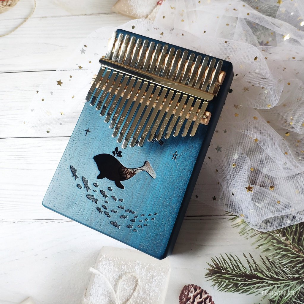 Kalimba 17 Teclas piano Polegar Madeira Alta Qualidade Mogno acácia Corpo Instrumentos Musicais Caixa De Música Criativa
