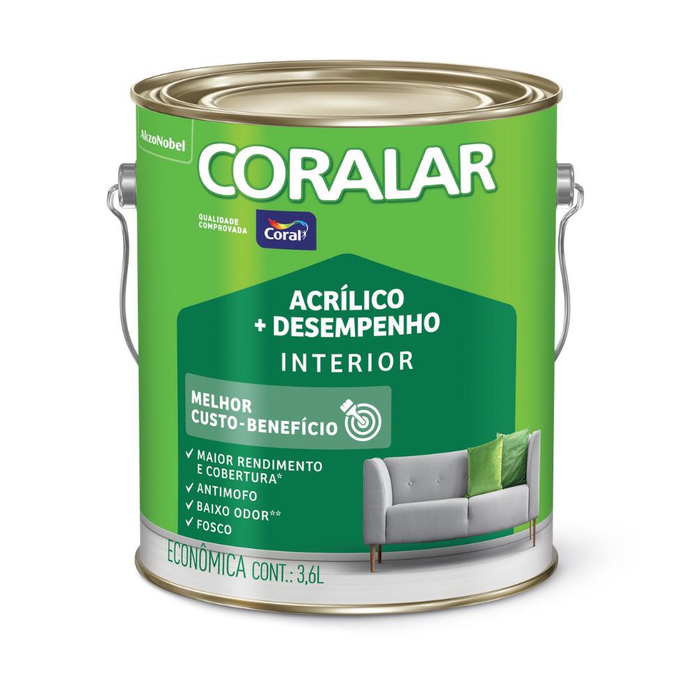 Tinta Coral Coralar Acrílico Mais Desempenho Cor Verde Timbalada 3,6L