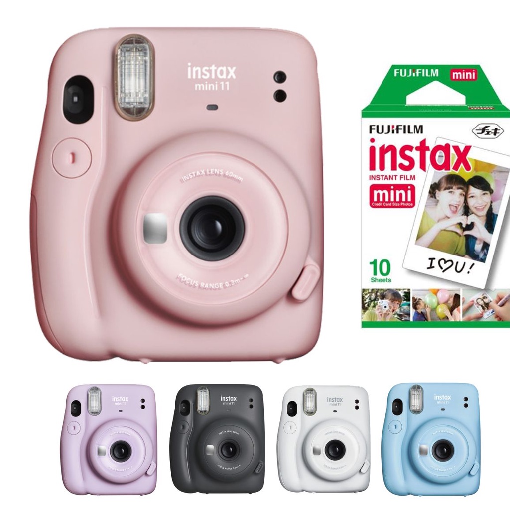 Kit Câmera Fujifilm Instax Mini 11 + Pack 10 Filmes | Shopee Brasil