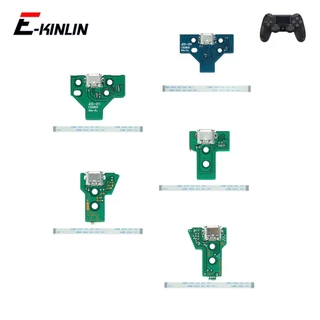 Controlador Porta De Carregamento USB Placa De Circuito Impresso Com 12Pin JDS 011 030 040 055 14Pin 001 Conector Para Sony Playstation 4 PS4