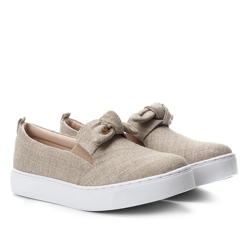 TENIS SANTA LOLLA SLIP ON LAÇO -LINHO | Shopee Brasil