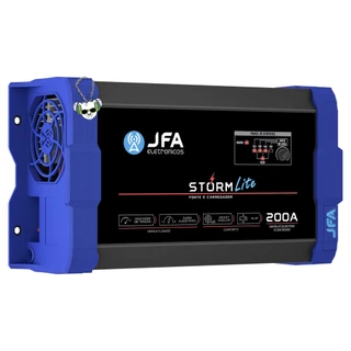 Fonte Carregador De Bateria Jfa 200a Lite Storm Slim Bivolt