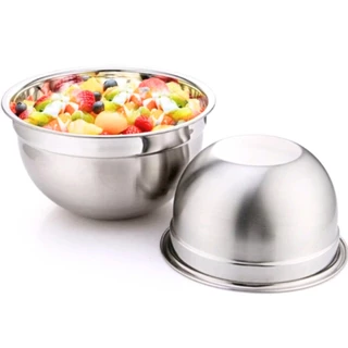 Tigela Bowl Aço Inox 30cm Funda Multiuso Bacia Saladeira