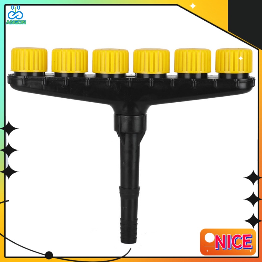 Agricultura Atomizador De Bico De Jardim Aspersor De Rega De Vegetais Ferramenta De Irrigação Ajustável De Grande Fluxo 3/4/5/6 Way