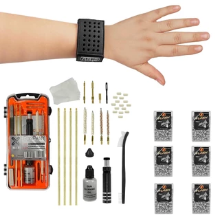 Pulseira Porta Munição 5.5 c/ Kit Limpeza Gunpany 4.5 e 5.5