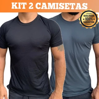 Kit 2 Camisetas Masculina Dry Fit