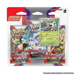 Blister Triple Pack Pokémon Escarlate e Violeta 1 - Spidops