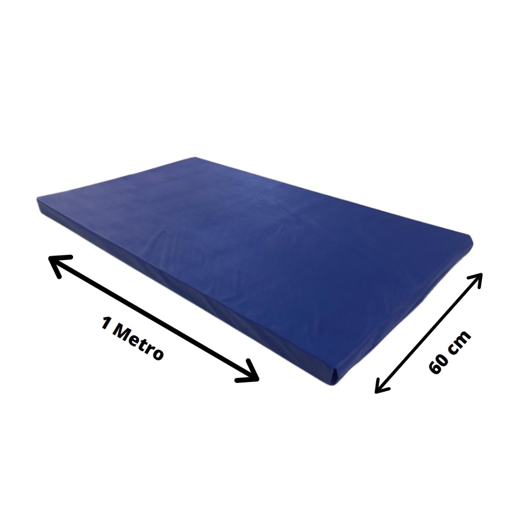 Colchonete de Academia Ginástica Yoga Pilates Grande 1M x 60cm