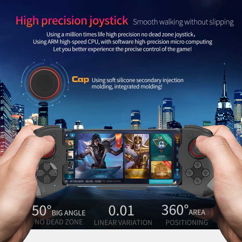 1 par m24 telefone gatilho antiderrapante fácil de instalar compacto sem  fio smartphone jogo joystick para iphone android - AliExpress