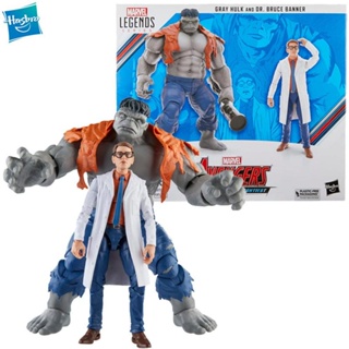 Hasbro Marvel Legends Series Hulk Cinza E Dr Bruce Banner Pack Polegadas N Meros De A O