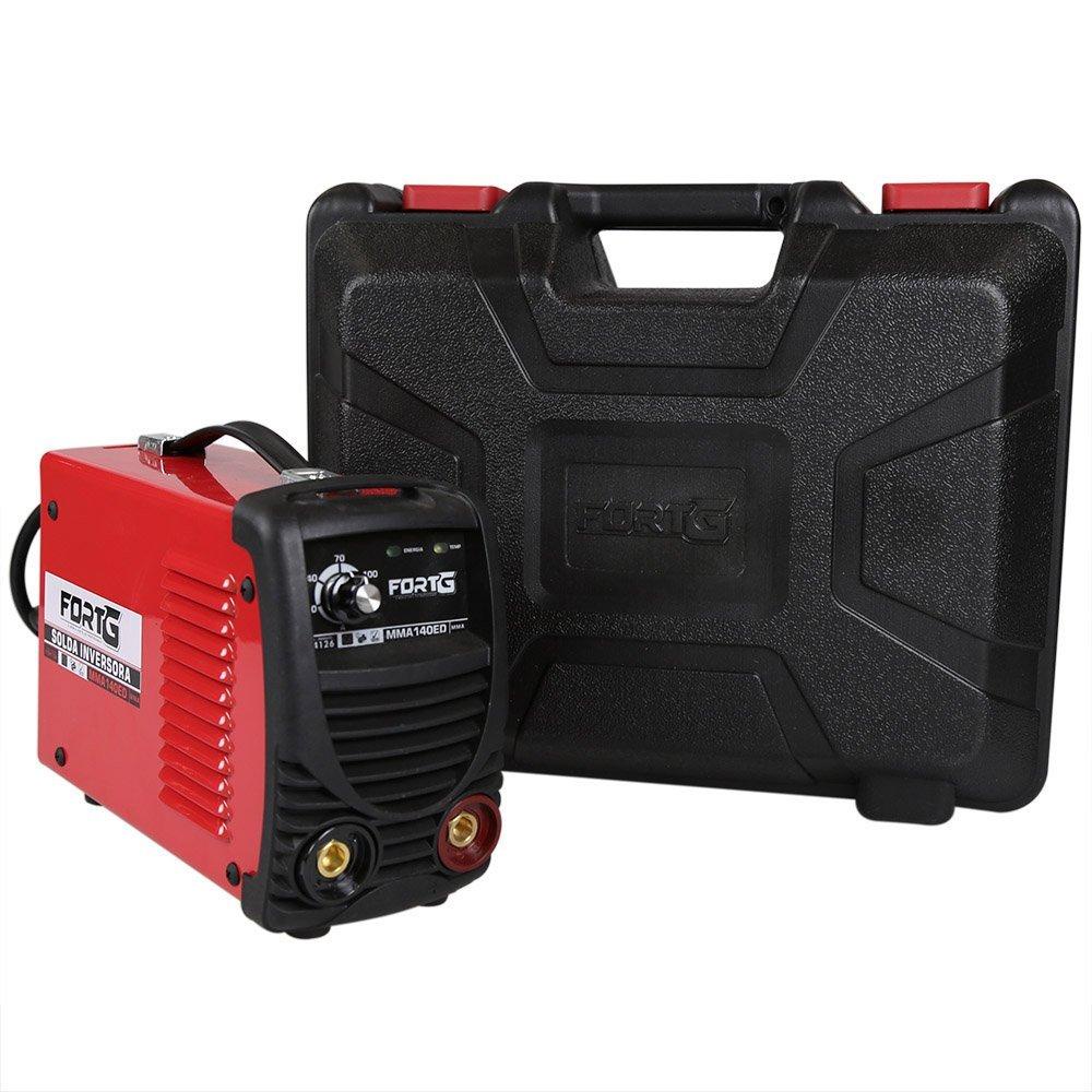 Máquina de Solda Inversora MMA140ED com Maleta 140A 220V Fortg