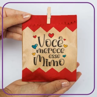 Saco para Lembrancinha - Você Merece Esse Mimo (Escolha a Quantidade) em Oferta na Shopee