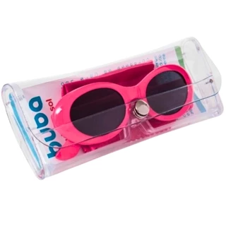 Óculos De Sol Cor Pink Flexível Com estojo e lenço 11739 - BUBA