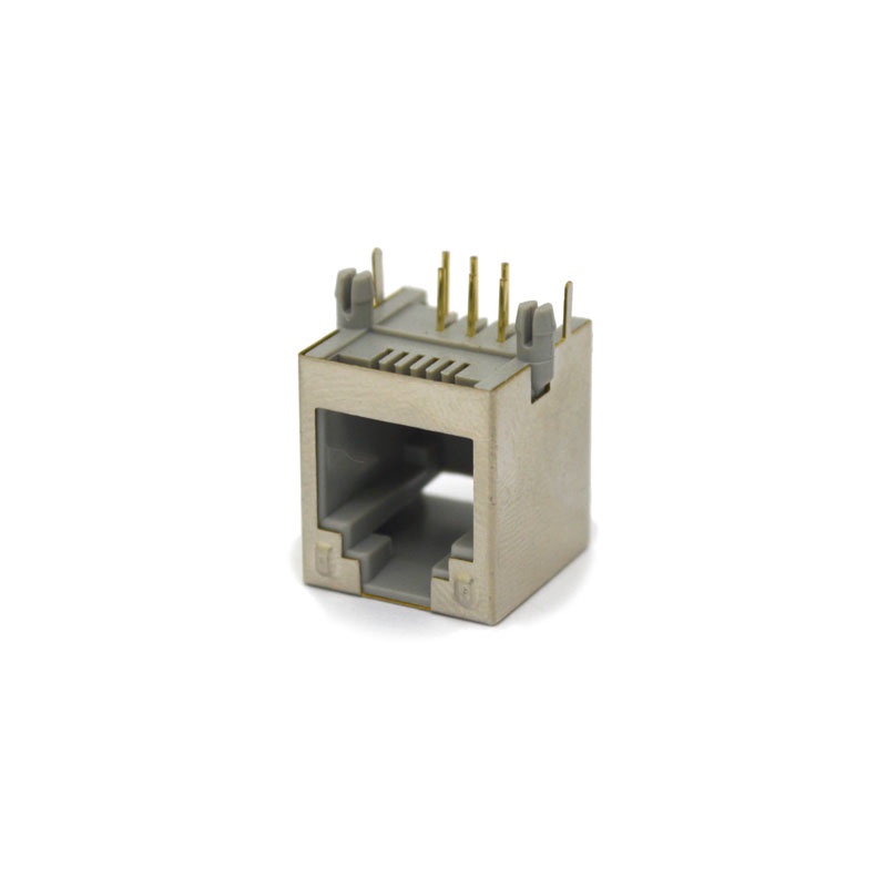 Conector Jack RJ12 YH55-10 6P6C 90º com 6 Vias Blindado | Shopee Brasil