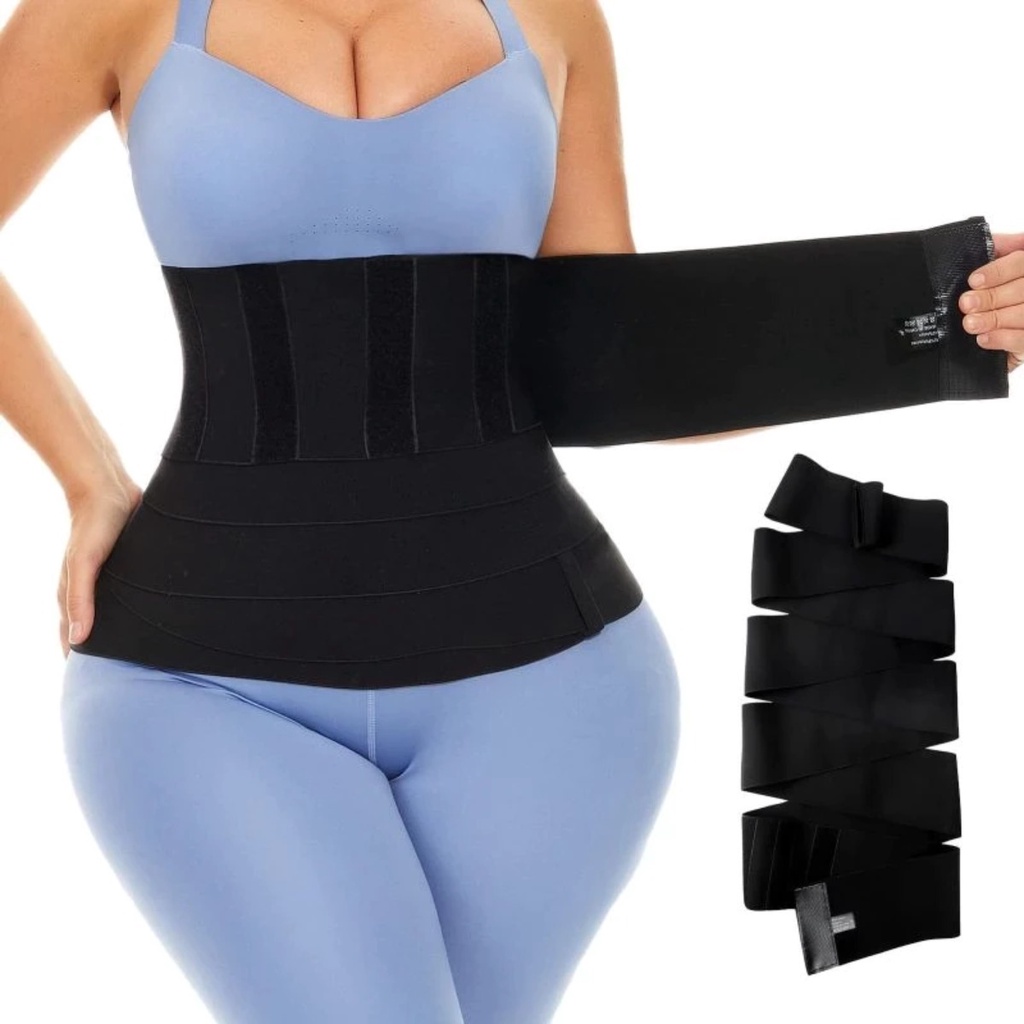 Cinta Modeladora Feminina Plus Size Miracle 3 Metros Forte | Shopee Brasil