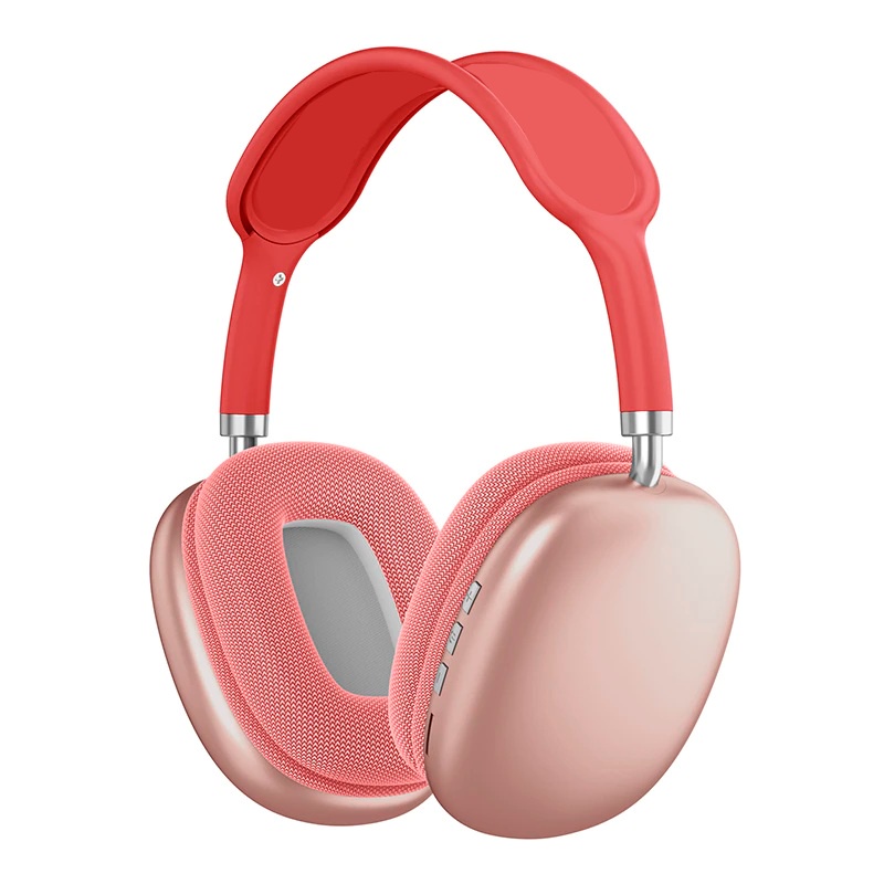 Fone de Ouvido, HeadSet P9 Bluetooth Max Rosa