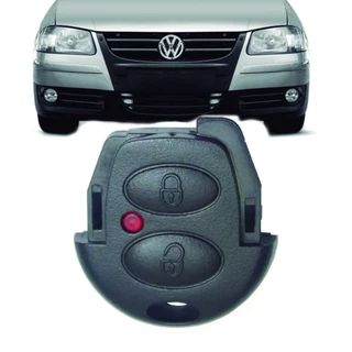 Capa Chave Vw Volkswagem Gol Fox SpaceFox CrossFox G4 Carcaça Frontal 2 BT 2006 2007 2008 2009 2010