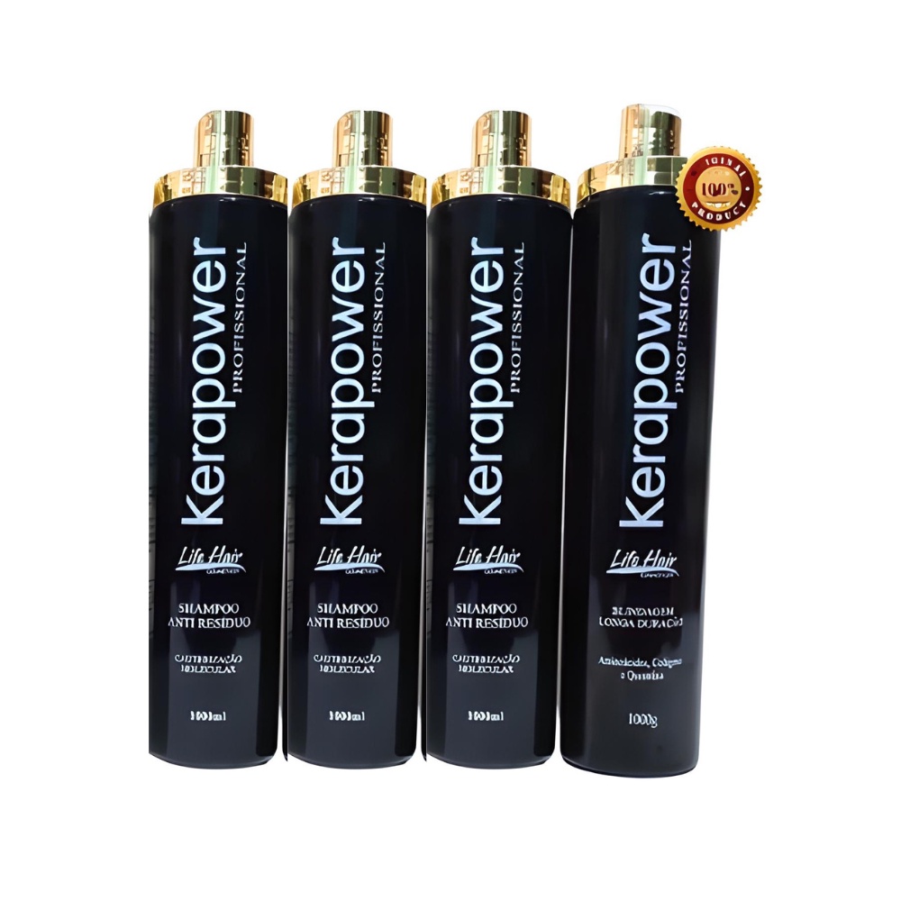 Kit Profissional para cabelos Danificados Life Hair 4litros | Shopee Brasil