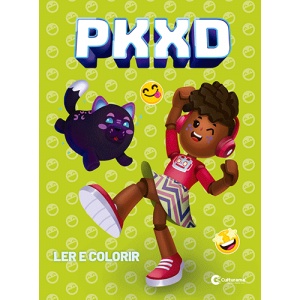 Pkxd Jogo Online Livrão De Atividades E Desenhos Para Colorir 64 Paginas +  50 Adesivos Kit