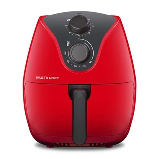 Fritadeira airfryer Multilaser 4L CE083 Vermelho - 110V