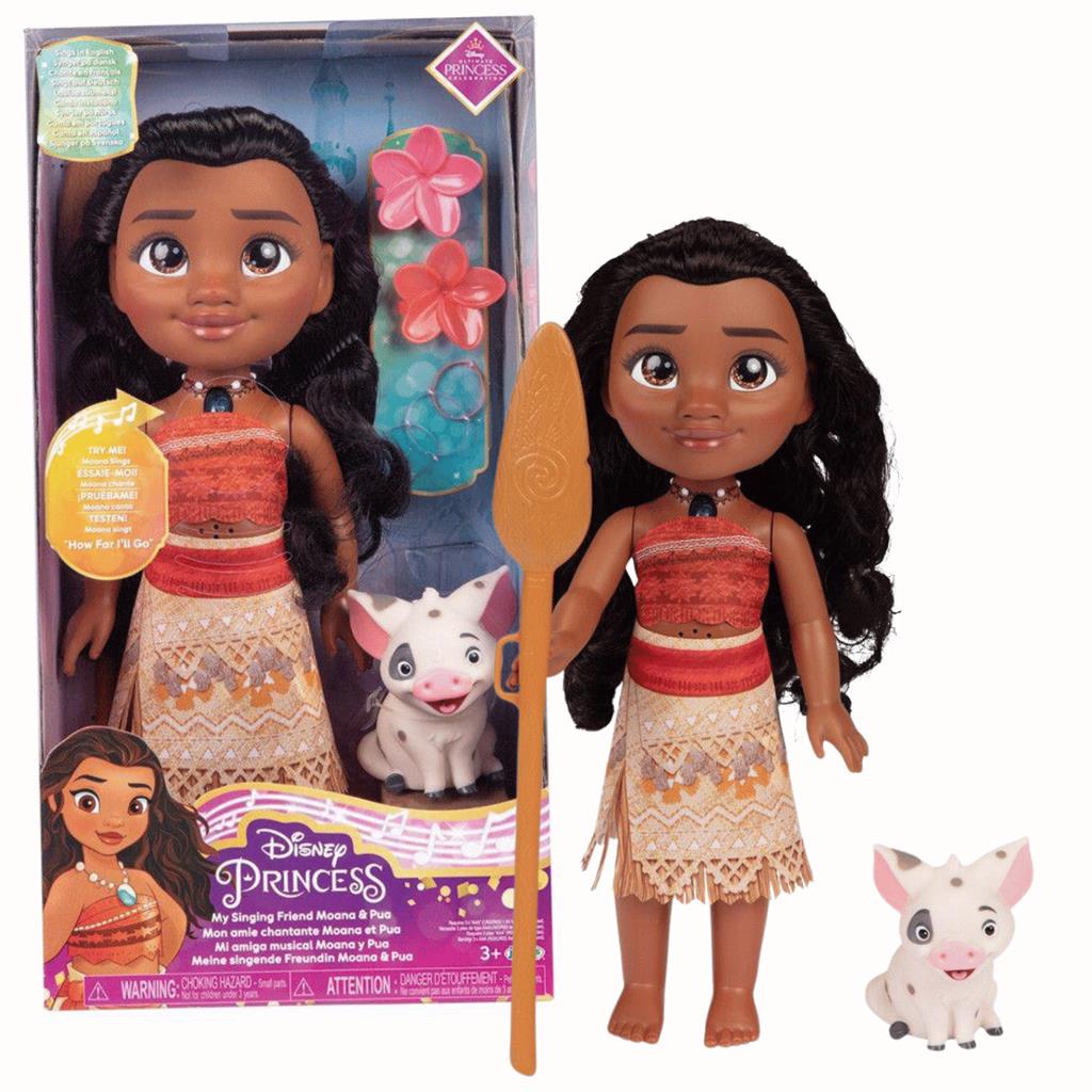 Boneca Princesas Disney Moana Musical Com Luz Som Multikids | Shopee Brasil