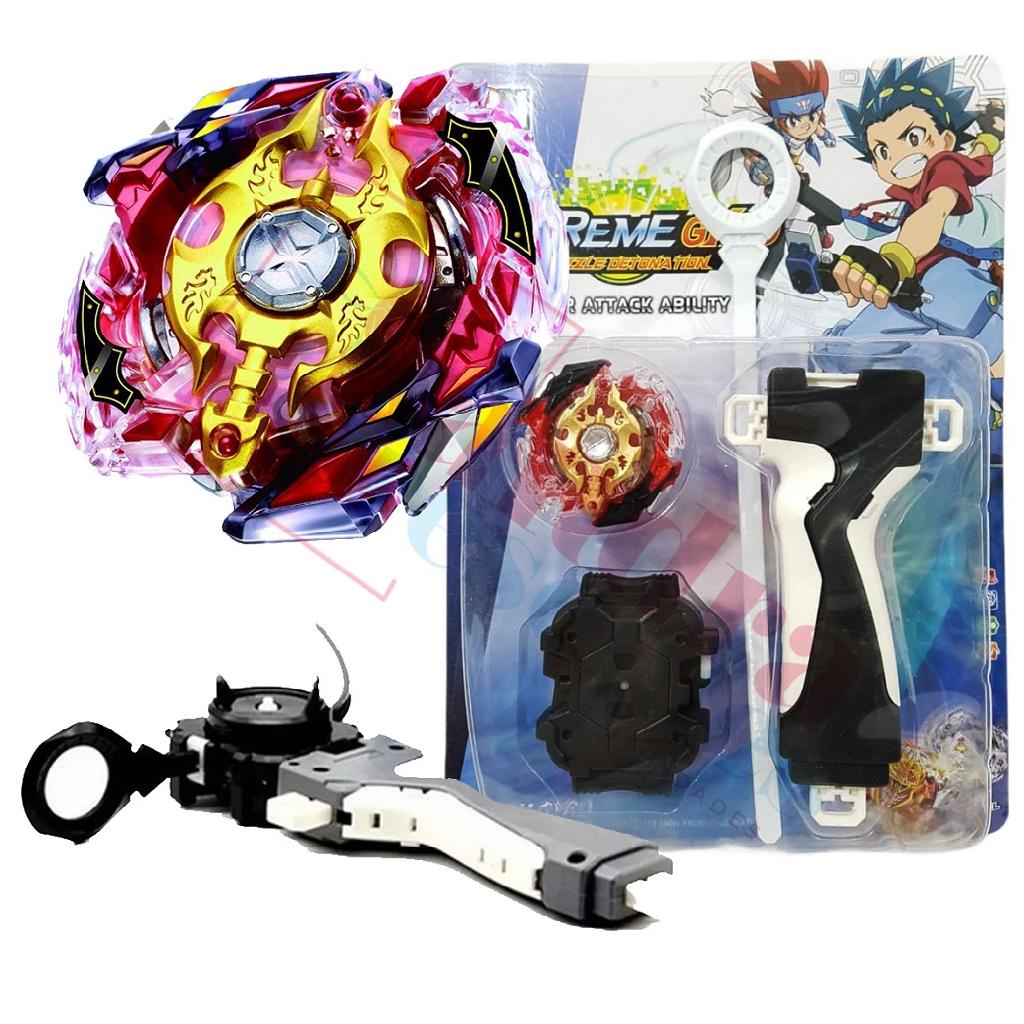 Kit Beyblade Burst Com Lan ador Promo Barato Resistente