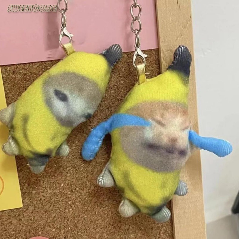 Crying store banana plush