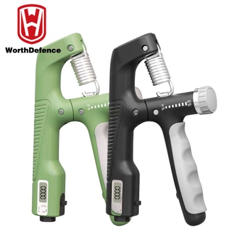WorthDenfence 10-100Kg Gym Fitness Hand Grip Men Dedo Ajustável Força Exercitadora Pesada Recuperação Muscular Treinador De Garras De Mão
