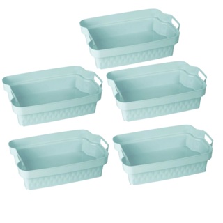 Kit 5 Peças Cesta Organizadora Plasvale - Ref.1510