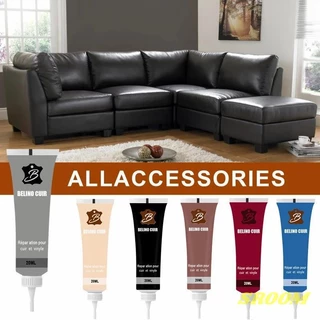20ml Cola de Gel de Reparação de Couro Cola de Reparação de Cores para Sofás de Casa Assento de Automóveis Cola de Reparação Complementar de Couro Multicolorida Pasta de Creme de Recondicionamento S