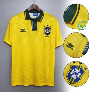 Brasil Brasileiro 1991/1993 Retro Soccer Top for Teenage Costume Training ShirtMens Stadium JerseyCustom Football Jersey Para Homens YouthStretch Practice