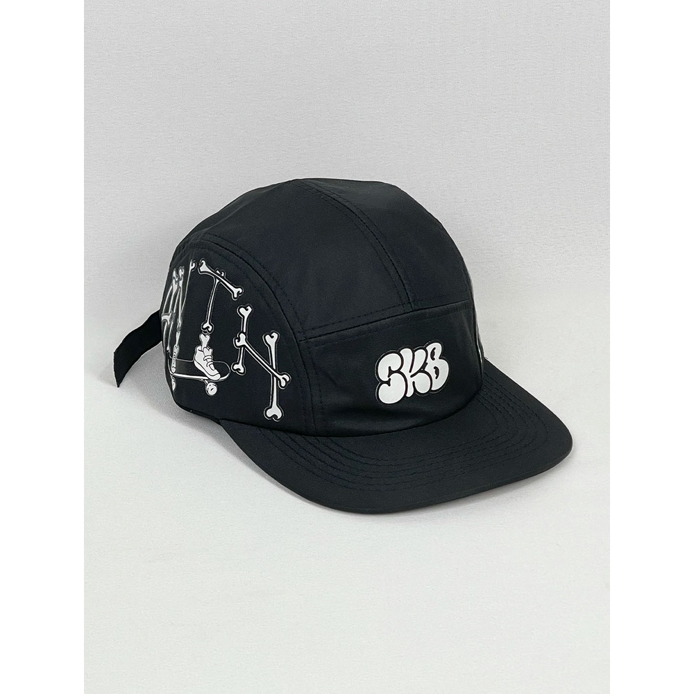 Boné 5 Five Panel SK8 Bones - Preto