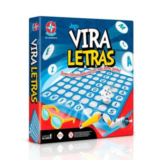 Jogo Vira Letras Tabuleiro - Estrela