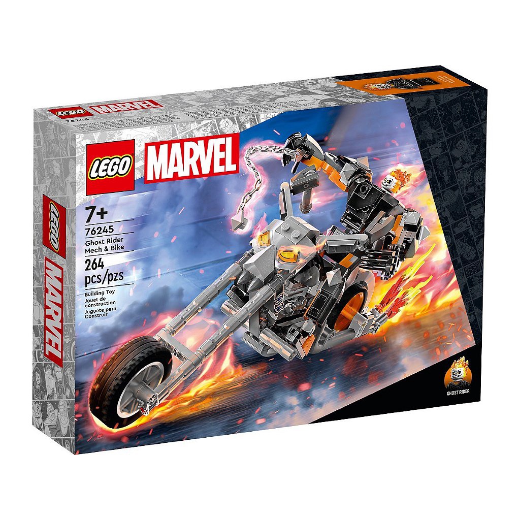 LEGO Super Heroes - Motoqueiro Fantasma 76245 | Shopee Brasil