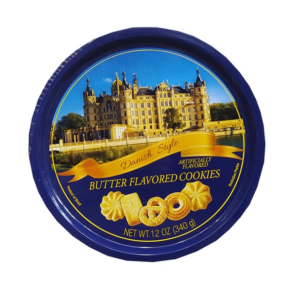 Biscoito Amanteigado Butter Cookies Lata Danish Style 340g Shopee Brasil