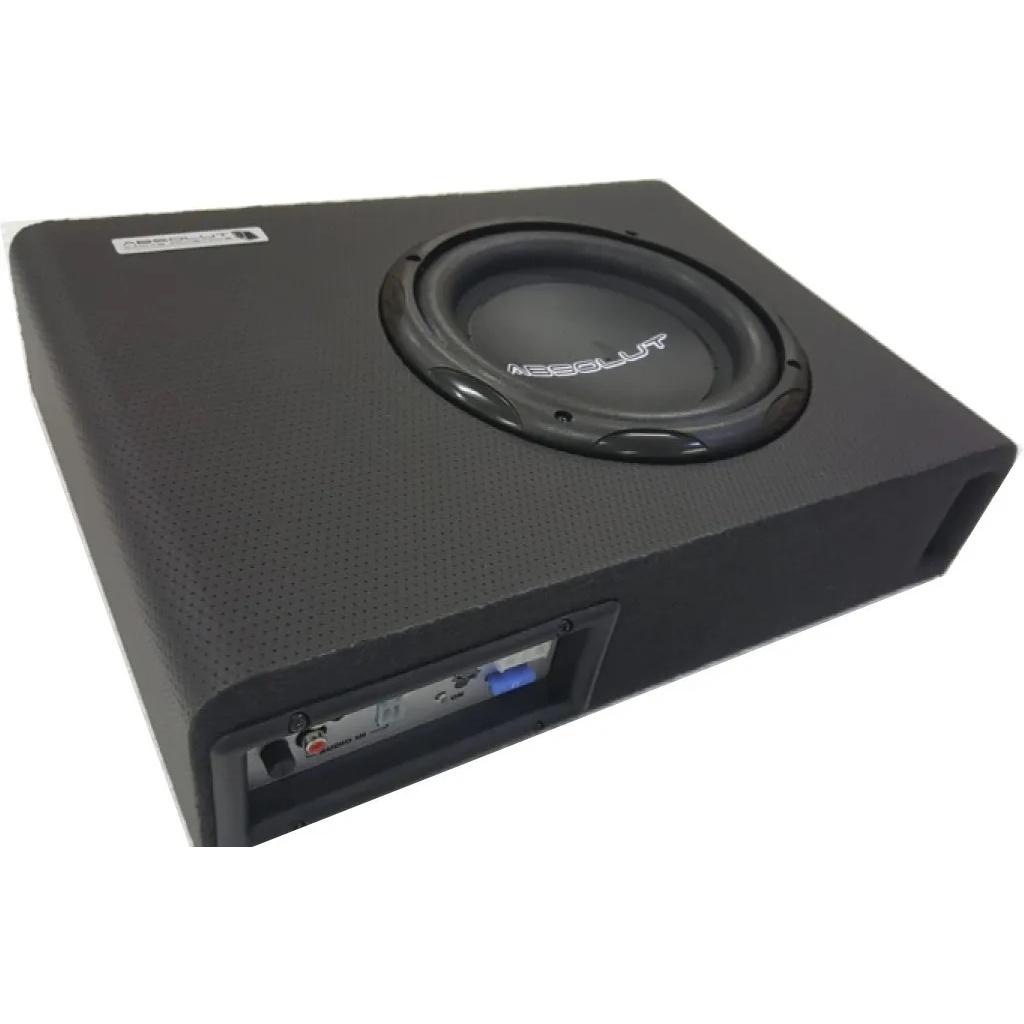 Caixa De Som Amplificada Automotiva Slim Subwoofer 8 Polegadas 200w Rms ...