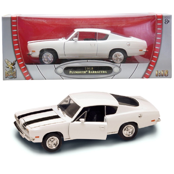 1969 Plymouth Barracuda 440 - Road Signature Collection 1/18 - Yat