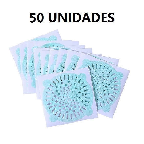| Peças 30 Adesivo Descartável Para Ralo De Cozinha | Banheiro | Filtro Coletor De Cabelo