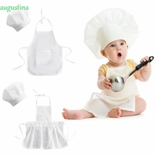 AUGUSTINA Roupa De Bebê Algodão Branco Avental Do Chef De Cozinha Fotografia De Recém-Nascido Macio . s