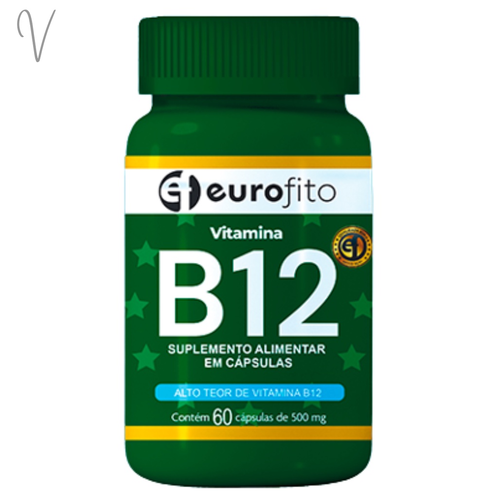 Vitamina B12 Eurofito 60 Caps De 500 Mg Shopee Brasil