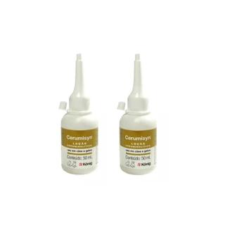 Kit 2 Loção Ceruminolítico Cerumisyn König 50ml