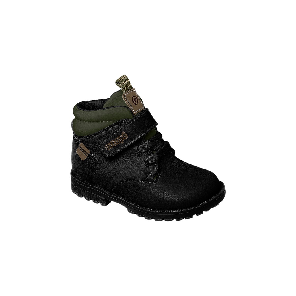 Bota Coturno Infantil Masculina Ortopé Baby Boot Couro Nude e