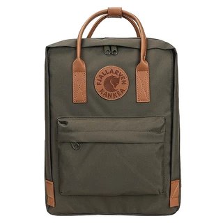 Fjallraven KanKen Mochila Clássica De Couro Feminina De Moda Escola De Viagem Para Meninas Adolescentes Preta Fora De Porta